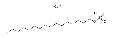 calcium hexadecylsulfate Structure
