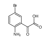 2-(2-氨基-5-溴苯基)-2-氧代乙酸结构式