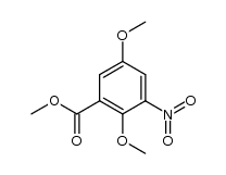 methyl 2,5-Dimethoxy-3-nitrobenzoate结构式