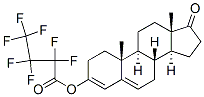 3-Hydroxyandrosta-3,5-dien-17-one heptafluorobutyrate structure