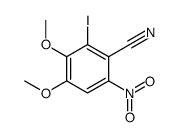 2-iodo-3,4-dimethoxy-6-nitrobenzonitrile Structure