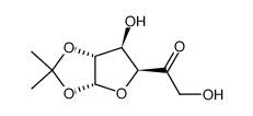 1,2-O-Isopropylidene-5-keto-α-D-glucose结构式
