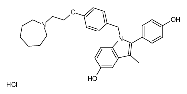 Bazedoxifene hydrochloride structure