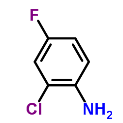 2-氯-4-氟苯胺结构式
