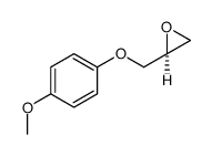 4-甲氧基苯基缩水甘油醚结构式