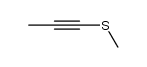 1-methylthio-1-propyne结构式