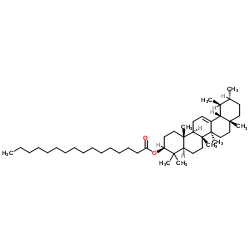 α-香树脂醇棕榈酸酯结构式