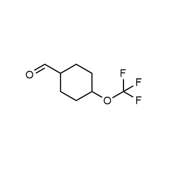 4-(三氟甲氧基)环己烷甲醛结构式