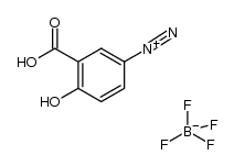 3-carboxy-4-hydroxybenzenediazonium tetrafluoroborate结构式