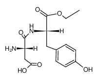 α-L-aspartyl-L-tyrosine ethyl ester结构式