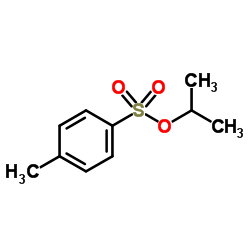 Isopropyl 4-methylbenzenesulfonate structure