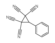 1,1,2,2-Cyclopropanetetracarbonitrile,phenyl-结构式