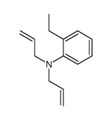 Benzenamine, 2-ethyl-N,N-di-2-propenyl- (9CI) Structure