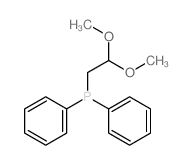 Phosphine,(2,2-dimethoxyethyl)diphenyl- Structure