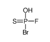 bromo-fluoro-hydroxy-sulfanylidene-λ5-phosphane结构式