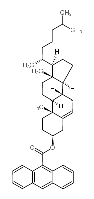 胆甾醇基蒽-9-羧酸盐结构式