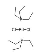 双(三乙基膦)二氯化钯(II)结构式