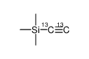 ethynyl(trimethyl)silane结构式