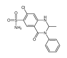 7-chloro-2-methyl-4-oxo-3-phenyl-1,2-dihydroquinazoline-6-sulfonamide Structure