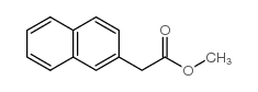 2-Naphthaleneacetic acid Methyl Ester Structure