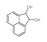 1,2-Acenaphthylenediol,1,2-dihydro-, (1R,2S)-rel-结构式