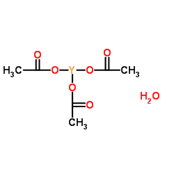 Yttrium(III) acetate hydrate Structure