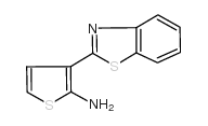 3-(1,3-苯并噻唑-2-基)-2-氨基噻吩结构式