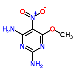 6-Methoxy-5-nitro-2,4-pyrimidinediamine Structure