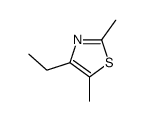 2,5-dimethyl-4-ethyl thiazole Structure
