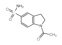 1-ACETYL-5-INDOLINESULFONAMIDE结构式