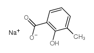 3-甲基水杨酸钠结构式