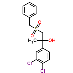 1-(Benzylsulfonyl)-2-(3,4-dichlorophenyl)-2-propanol Structure