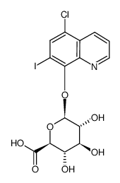 clioquinol glucuronide结构式