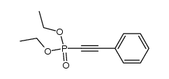 phenylethynyl-phosphonic acid diethyl ester Structure