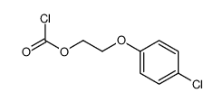 2-(4-chlorophenoxy)ethyl carbonochloridate Structure