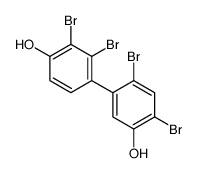 2,3-dibromo-4-(2,4-dibromo-5-hydroxyphenyl)phenol Structure