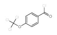 4-(trichloromethoxy)benzoyl chloride Structure