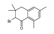 2-溴-3,3,6,8-四甲基-1,2,3,4-四氢萘-1-酮结构式