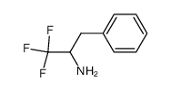 1,1,1-Trifluoro-2-amino-3-phenylpropane structure