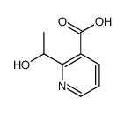2-(1-hydroxyethyl)pyridine-3-carboxylic acid结构式