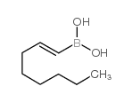 反式-1-辛烯-1-基硼酸结构式