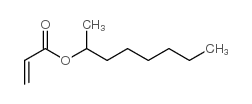 2-Propenoic acid,1-methylheptyl ester Structure