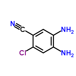 4,5-Diamino-2-chlorobenzonitrile Structure