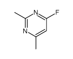 4-氟-2,6-二甲基嘧啶结构式