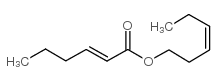 (E,Z)-2-己烯酸-3-己烯酯结构式