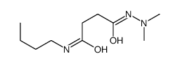 N-butyl-4-(2,2-dimethylhydrazinyl)-4-oxobutanamide结构式