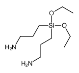 3-[3-aminopropyl(diethoxy)silyl]propan-1-amine Structure