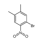 1-溴-4,5-二甲基-2-硝基苯结构式