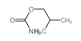 Carbamic acid, 2-methylpropyl ester Structure