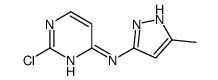 2-氯-n-(5-甲基-1H-吡唑-3-基)嘧啶-4-胺结构式